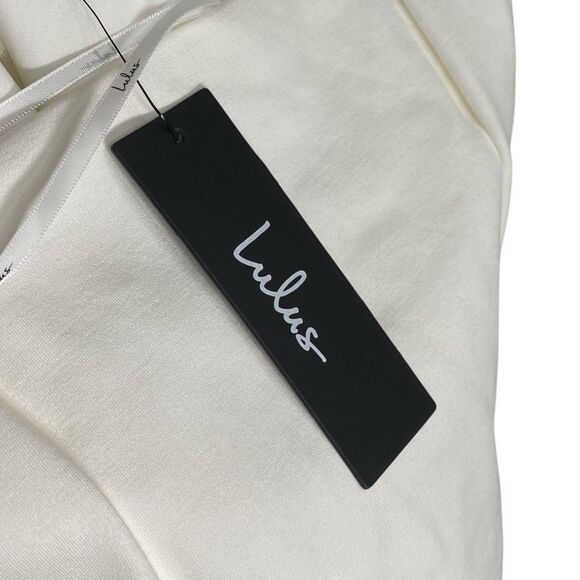 Lulus Baby Youre The One Midi Dress Womens XS Bodycon Party Grad Hoco White - Picture 8 of 10